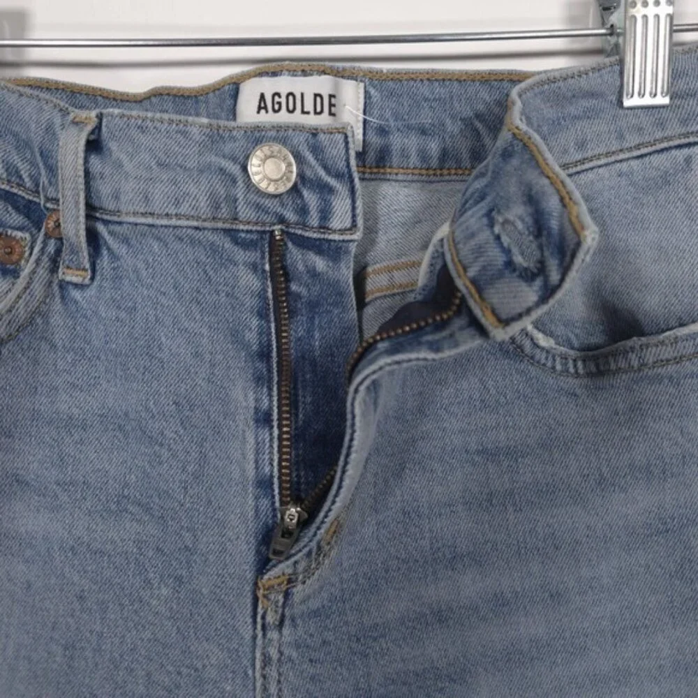 AGOLDE Women's Jeans SOPHIE‎ Size 25 ORGANIC COTTON Distressed Skinny A123-3002